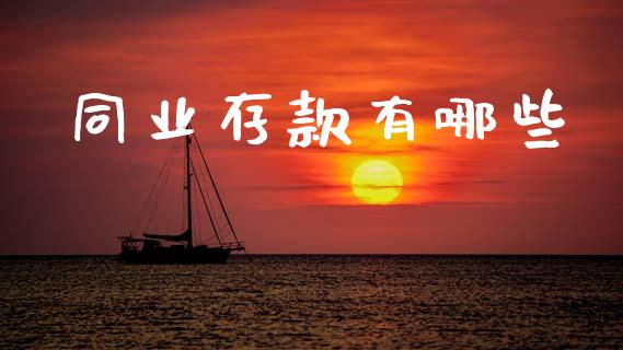 同业存款有哪些_https://www.qmgjg.com_港股恒生指数_第1张