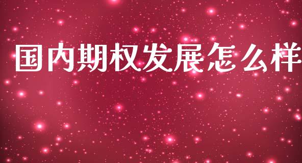 国内期权发展怎么样_https://www.qmgjg.com_恒生指数是什么_第1张