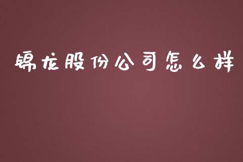 锦龙股份公司怎么样_https://www.qmgjg.com_恒生指数是什么_第1张