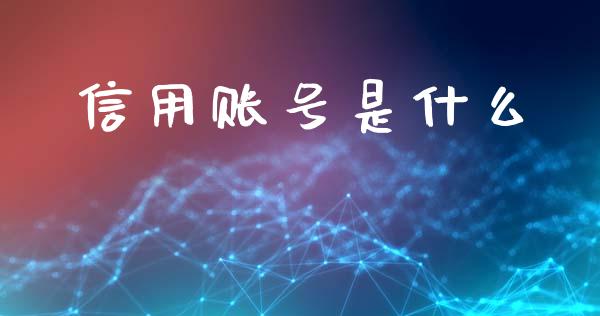 信用账号是什么_https://www.qmgjg.com_恒生指数是什么_第1张