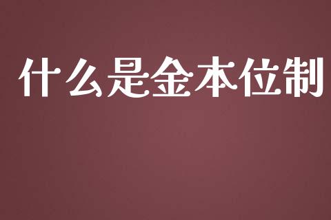 什么是金本位制_https://www.qmgjg.com_恒生指数是什么_第1张