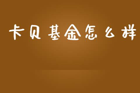卡贝基金怎么样_https://www.qmgjg.com_恒生指数期货_第1张