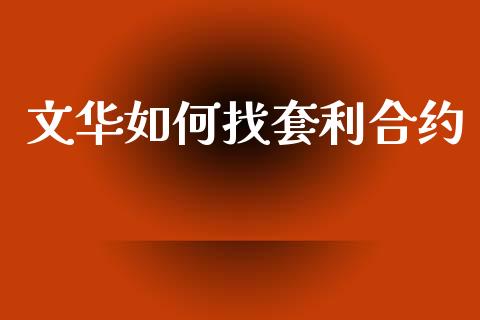 文华如何找套利合约_https://www.qmgjg.com_恒生指数是什么_第1张