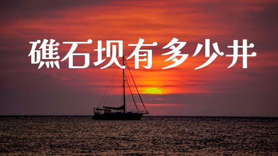 礁石坝有多少井_https://www.qmgjg.com_恒生指数期货_第1张