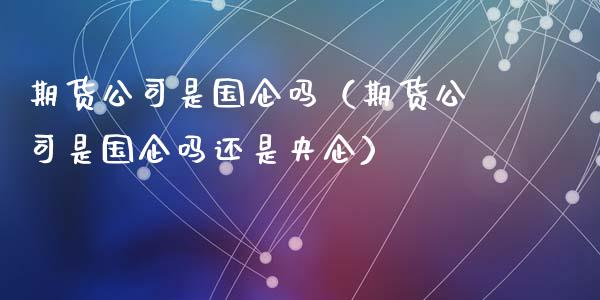 期货公司是国企吗（期货公司是国企吗还是央企）_https://www.qmgjg.com_恒生指数是什么_第1张