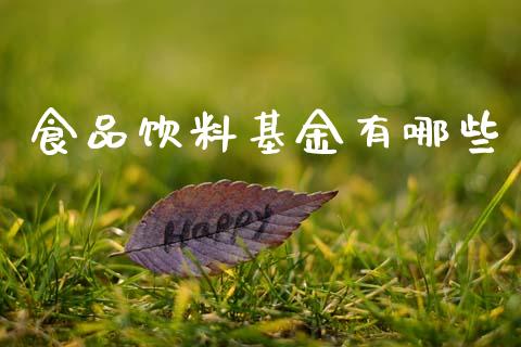 食品饮料基金有哪些_https://www.qmgjg.com_恒生指数期货_第1张