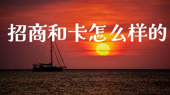 招商和卡怎么样的_https://www.qmgjg.com_恒生指数期货_第1张