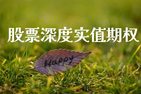 股票深度实值期权_https://www.qmgjg.com_香港恒生指数_第1张
