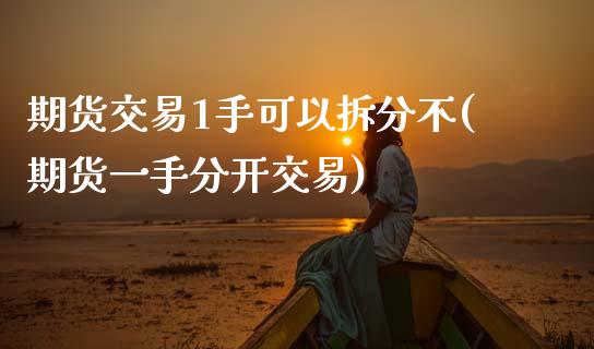 期货交易1手可以拆分不(期货一手分开交易)_https://www.qmgjg.com_港股恒生指数_第1张