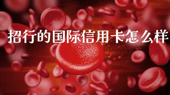 招行的国际信用卡怎么样_https://www.qmgjg.com_恒生指数期货_第1张