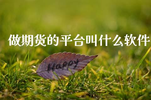做期货的平台叫什么软件_https://www.qmgjg.com_恒生指数是什么_第1张