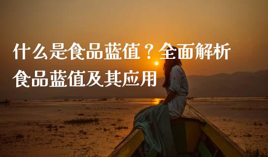 什么是食品蓝值？全面解析食品蓝值及其应用_https://www.qmgjg.com_港股恒生指数_第1张