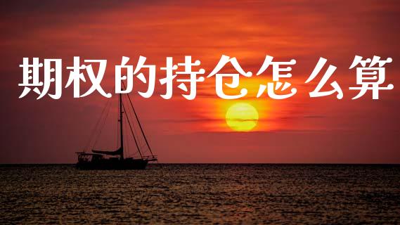 期权的持仓怎么算_https://www.qmgjg.com_港股恒生指数_第1张
