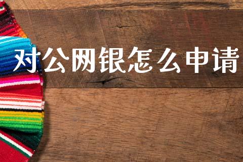 对公网银怎么申请_https://www.qmgjg.com_香港恒生指数_第1张
