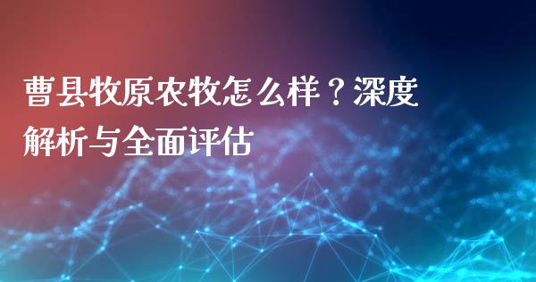 曹县牧原农牧怎么样？深度解析与全面评估_https://www.qmgjg.com_港股恒生指数_第1张