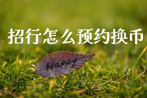 招行怎么预约换币_https://www.qmgjg.com_恒生指数期货_第1张