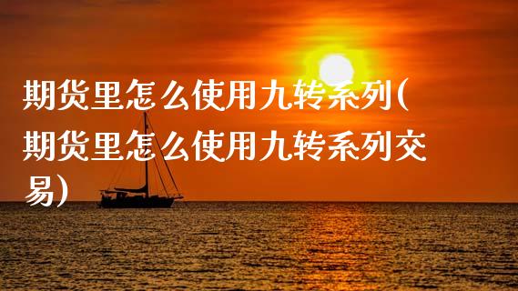 期货里怎么使用九转系列(期货里怎么使用九转系列交易)_https://www.qmgjg.com_港股恒生指数_第1张