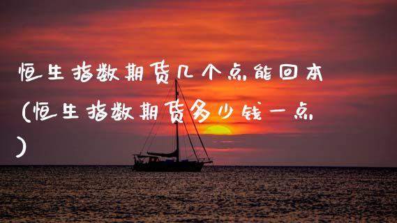 恒生指数期货几个点能回本(恒生指数期货多少钱一点)_https://www.qmgjg.com_恒生指数是什么_第1张