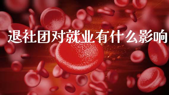 退社团对就业有什么影响_https://www.qmgjg.com_港股恒生指数_第1张
