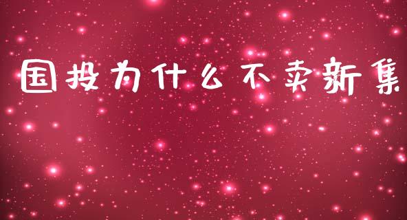 国投为什么不卖新集_https://www.qmgjg.com_香港恒生指数_第1张