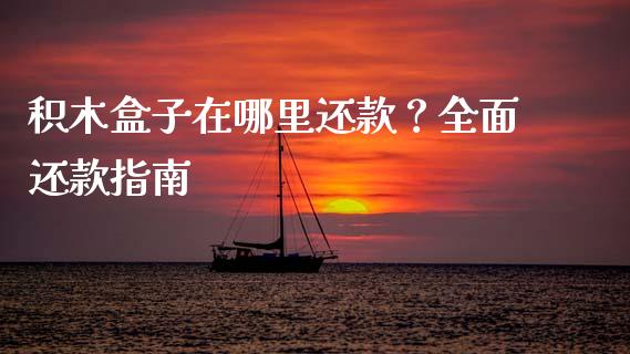积木盒子在哪里还款？全面还款指南_https://www.qmgjg.com_恒生指数期货_第1张
