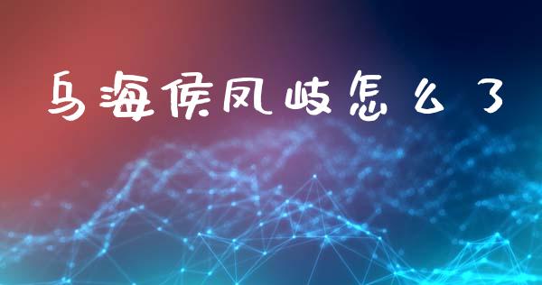 乌海侯凤岐怎么了_https://www.qmgjg.com_恒生指数期货_第1张