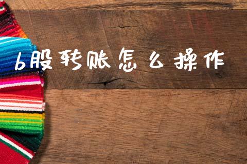 b股转账怎么操作_https://www.qmgjg.com_香港恒生指数_第1张
