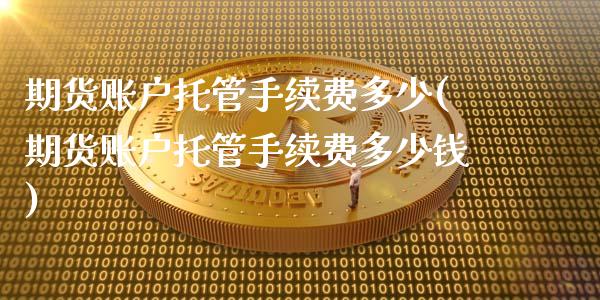 期货账户托管手续费多少(期货账户托管手续费多少钱)_https://www.qmgjg.com_恒生指数期货_第1张