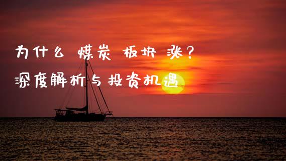 为什么 煤炭 板块 涨？深度解析与投资机遇_https://www.qmgjg.com_恒生指数是什么_第1张
