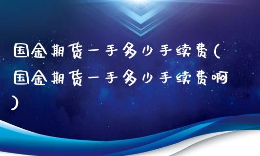 国金期货一手多少手续费(国金期货一手多少手续费啊)_https://www.qmgjg.com_港股恒生指数_第1张
