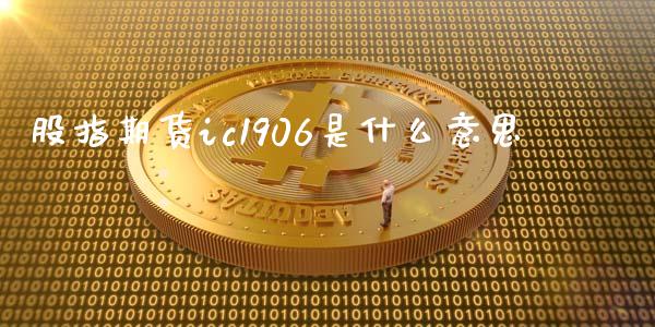 股指期货ic1906是什么意思_https://www.qmgjg.com_港股恒生指数_第1张