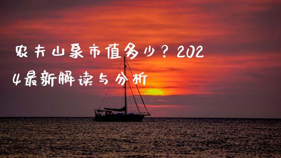 农夫山泉市值多少？2024最新解读与分析_https://www.qmgjg.com_香港恒生指数_第1张
