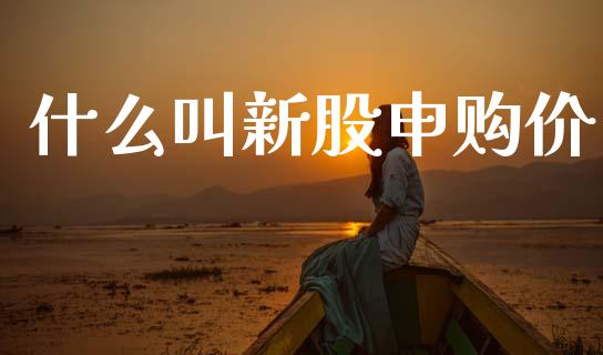 什么叫新股申购价_https://www.qmgjg.com_香港恒生指数_第1张