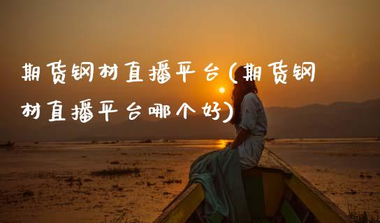 期货钢材直播平台(期货钢材直播平台哪个好)_https://www.qmgjg.com_恒生指数是什么_第1张