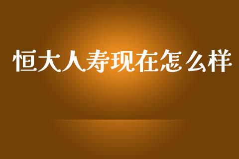 恒大人寿现在怎么样_https://www.qmgjg.com_港股恒生指数_第1张