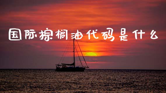 国际棕榈油代码是什么_https://www.qmgjg.com_香港恒生指数_第1张