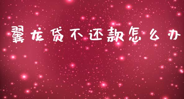 翼龙贷不还款怎么办_https://www.qmgjg.com_香港恒生指数_第1张