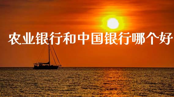 农业银行和中国银行哪个好_https://www.qmgjg.com_港股恒生指数_第1张