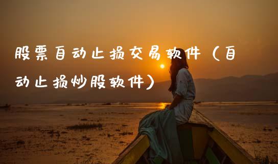 股票自动止损交易软件（自动止损炒股软件）_https://www.qmgjg.com_香港恒生指数_第1张