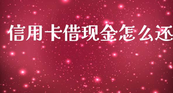 信用卡借现金怎么还_https://www.qmgjg.com_恒生指数是什么_第1张