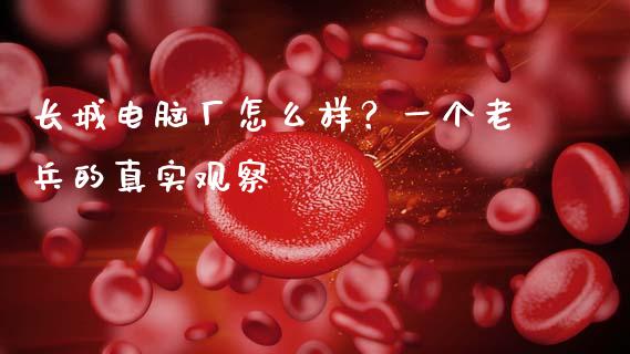长城电脑厂怎么样？一个老兵的真实观察_https://www.qmgjg.com_恒生指数是什么_第1张
