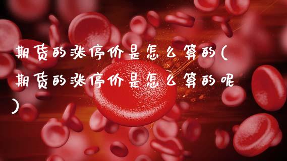 期货的涨停价是怎么算的(期货的涨停价是怎么算的呢)_https://www.qmgjg.com_恒生指数是什么_第1张