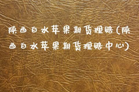 陕西白水苹果期货理赔(陕西白水苹果期货理赔中心)_https://www.qmgjg.com_恒生指数期货_第1张