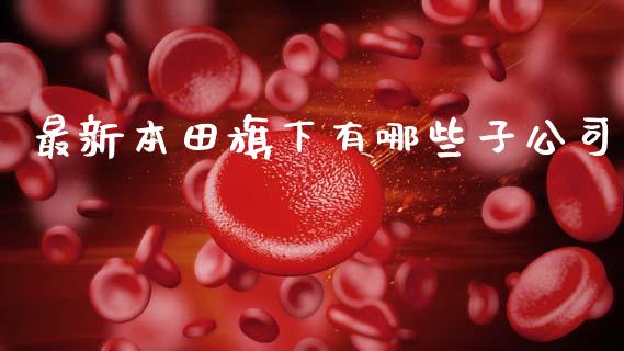 最新本田旗下有哪些子公司_https://www.qmgjg.com_恒生指数是什么_第1张
