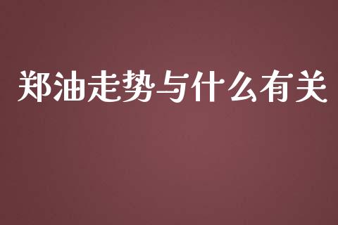 郑油走势与什么有关_https://www.qmgjg.com_恒生指数是什么_第1张