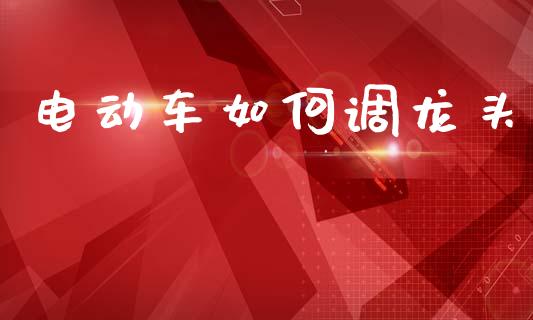 电动车如何调龙头_https://www.qmgjg.com_恒生指数是什么_第1张