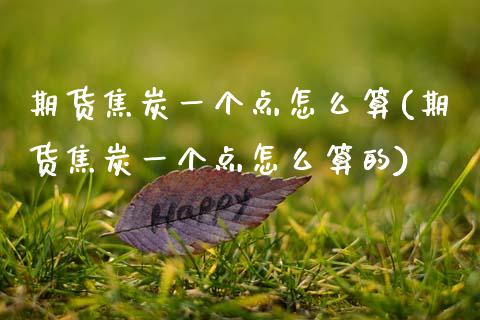 期货焦炭一个点怎么算(期货焦炭一个点怎么算的)_https://www.qmgjg.com_港股恒生指数_第1张