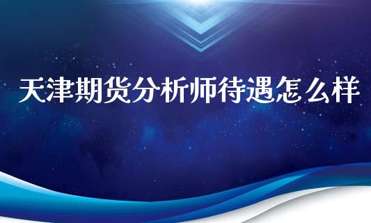 天津期货分析师待遇怎么样_https://www.qmgjg.com_香港恒生指数_第1张