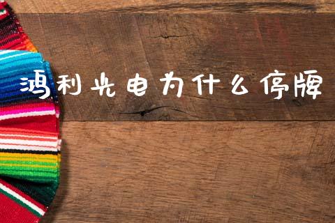 鸿利光电为什么停牌_恒生指数期货_第1张_香港恒生指数_恒生指数期货_港股恒生指数_恒生指数是什么 鸿利光电为什么停牌_https://www.qmgjg.com_恒生指数期货_第1张