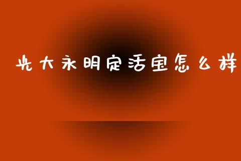 光大永明定活宝怎么样_https://www.qmgjg.com_恒生指数是什么_第1张